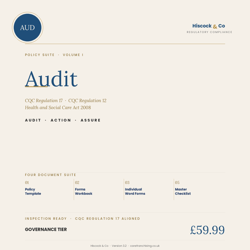 Audit and Quality Monitoring Policy Suite cover