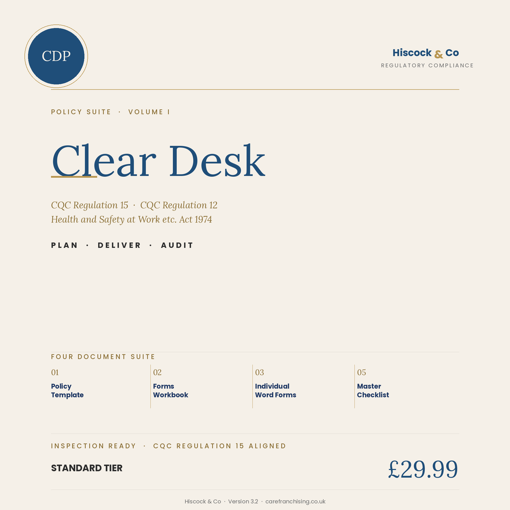 Clear Desk and Clean Screen Policy Suite cover