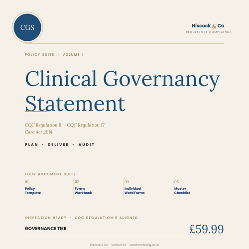 Clinical Governance Policy Suite cover