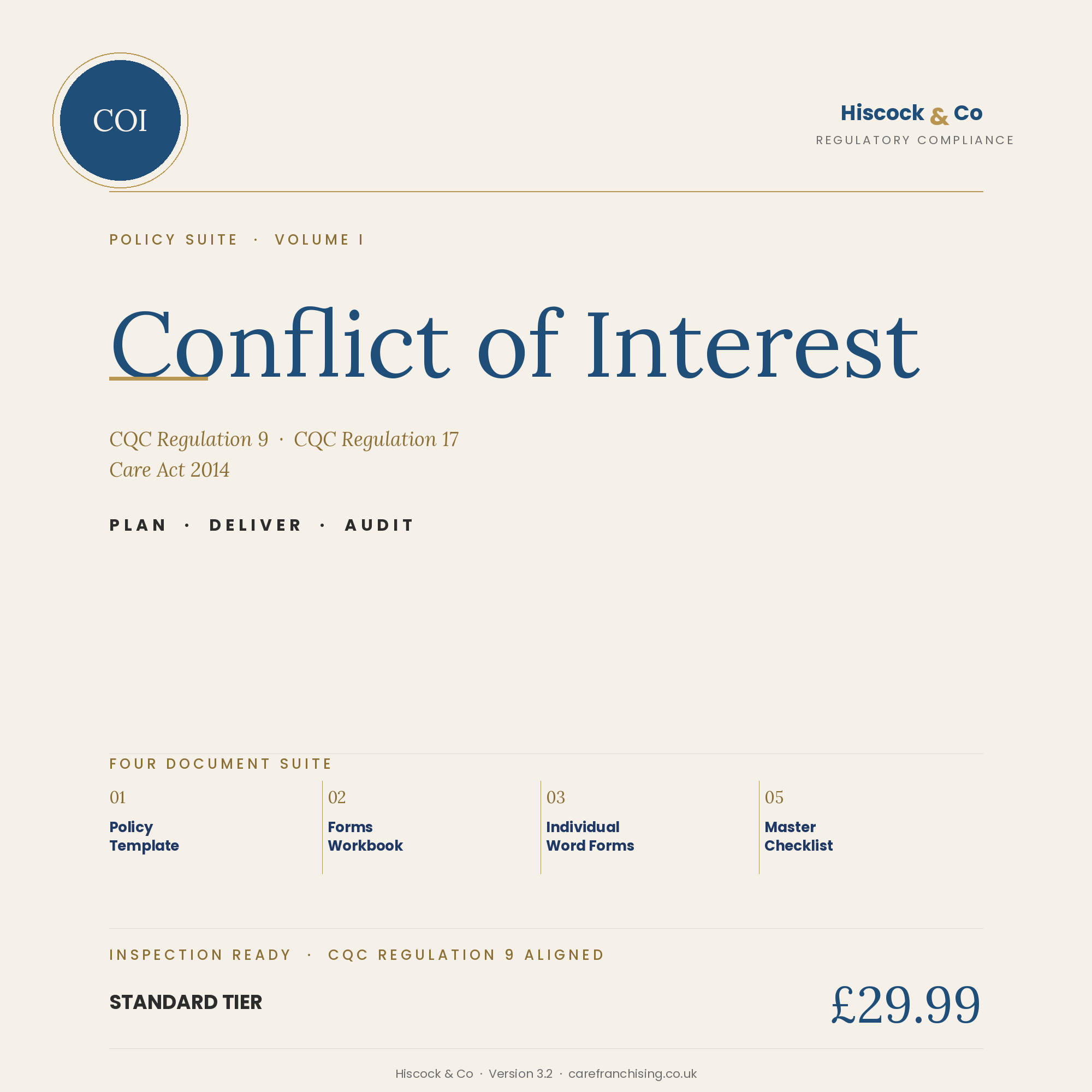 Conflict of Interest Policy Suite cover