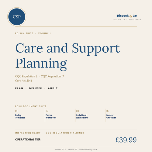 Care and Support Planning Policy Suite cover