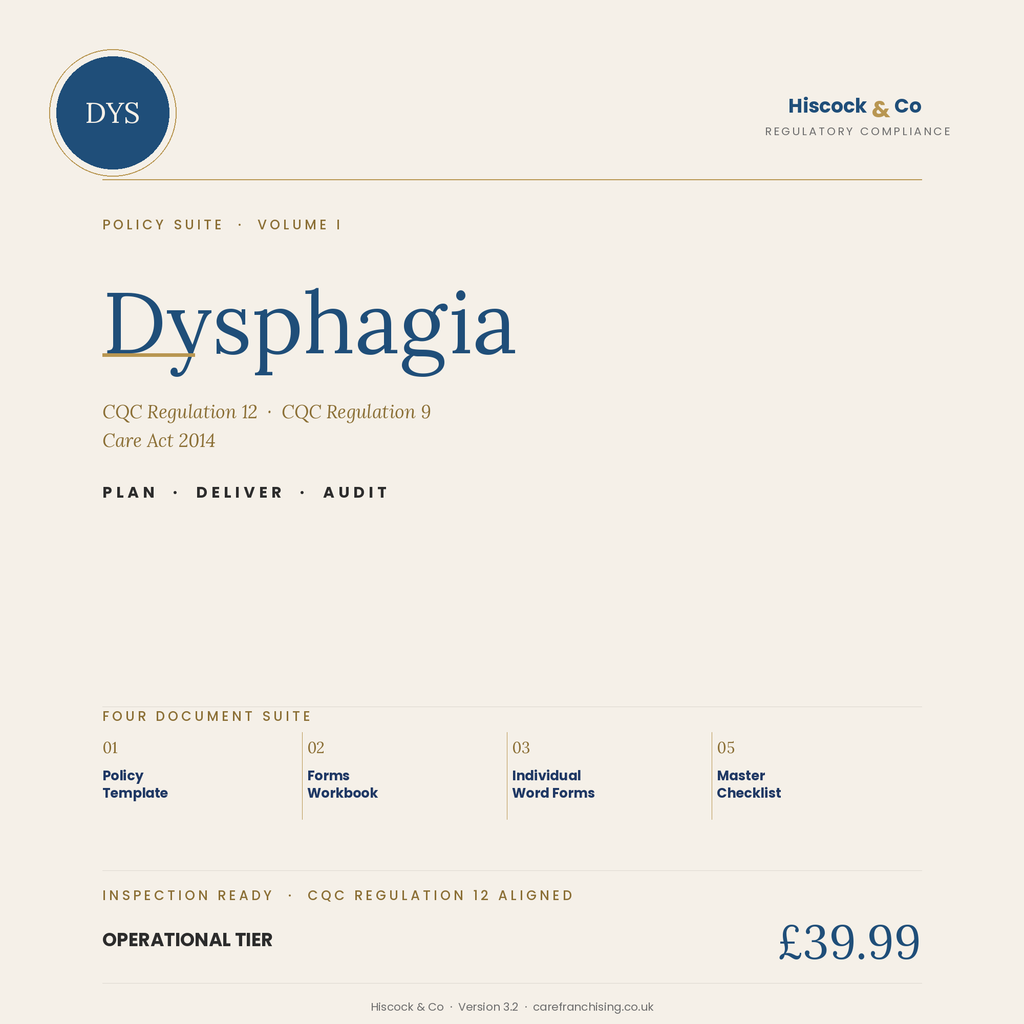 Dysphagia Policy Suite cover