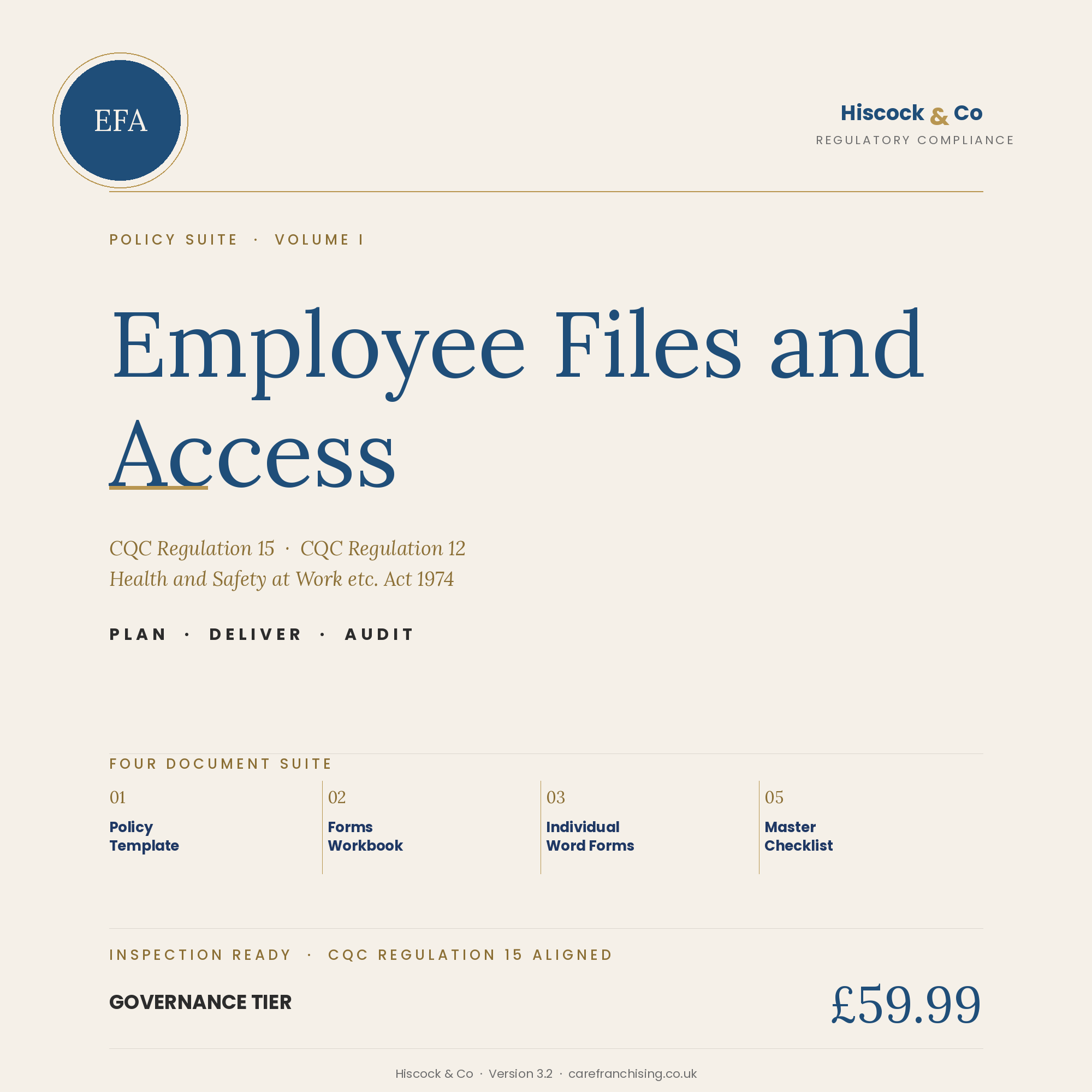 EFA Policy Suite Cover