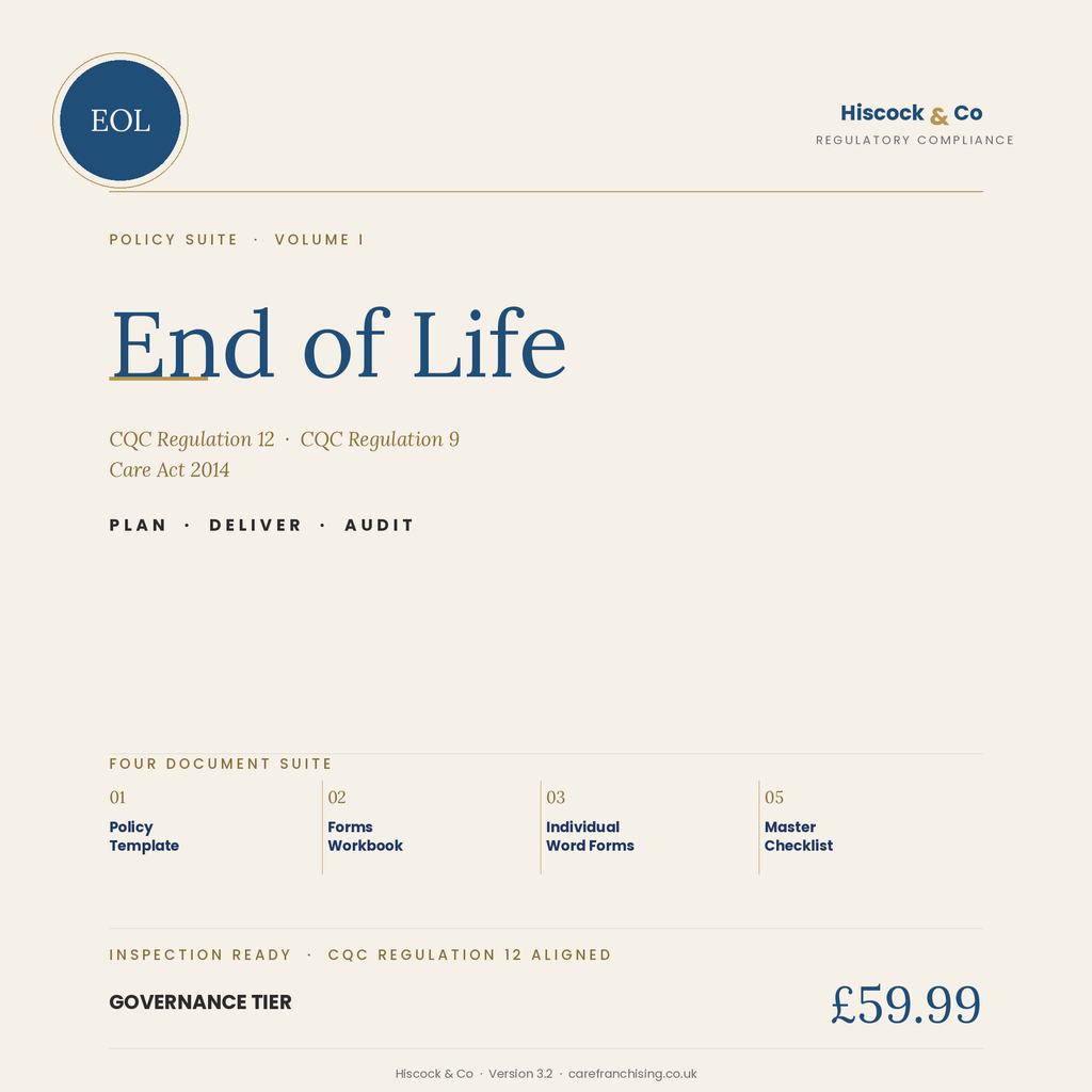 End of Life Care Policy Suite cover