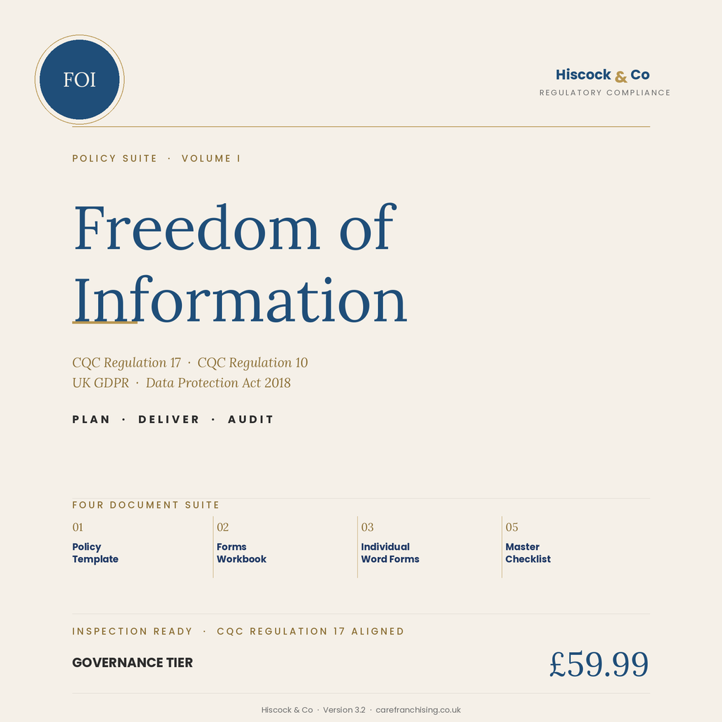 Freedom of Information Policy Suite cover