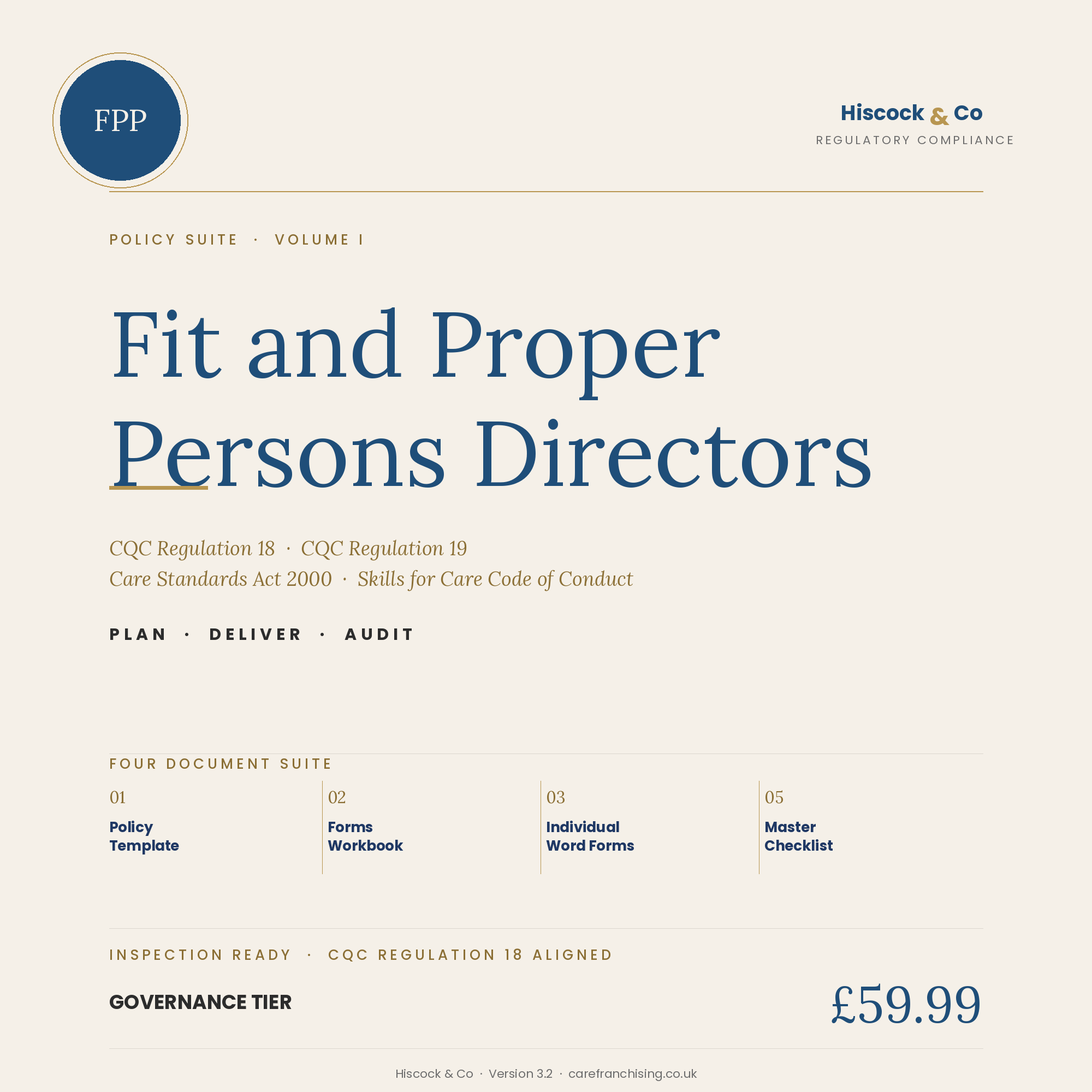 FPP Policy Suite Cover