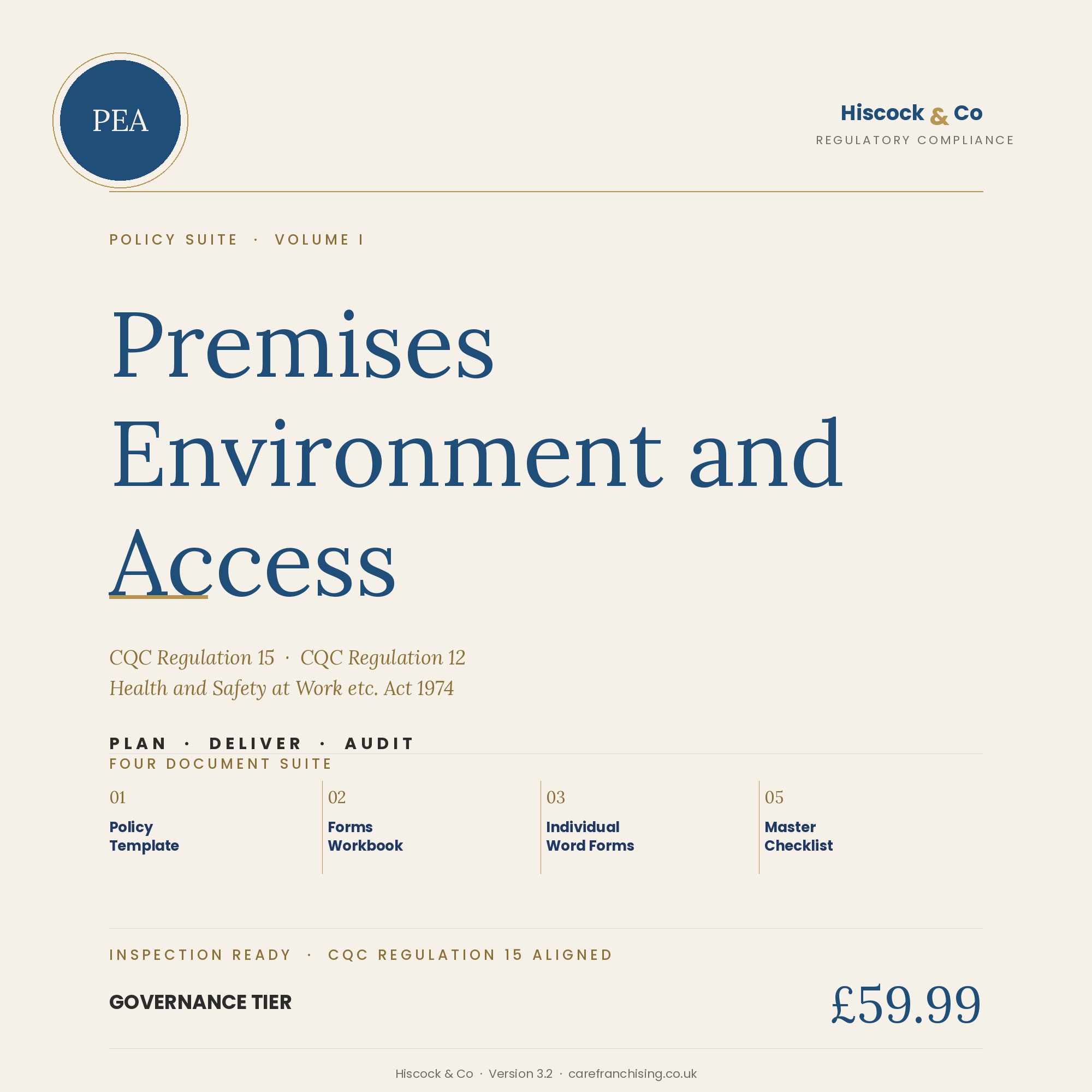 PEA Policy Suite Cover