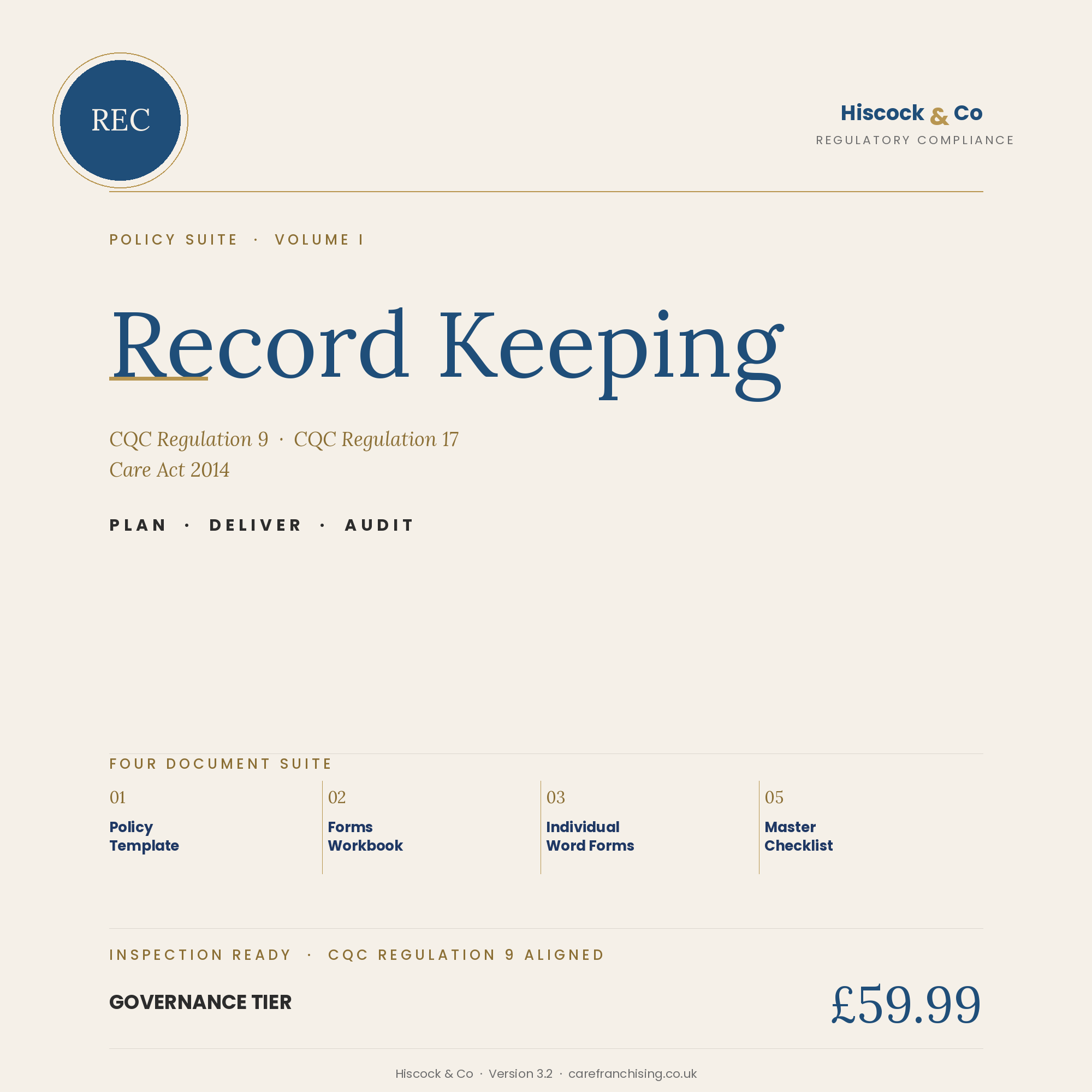 REC Policy Suite Cover