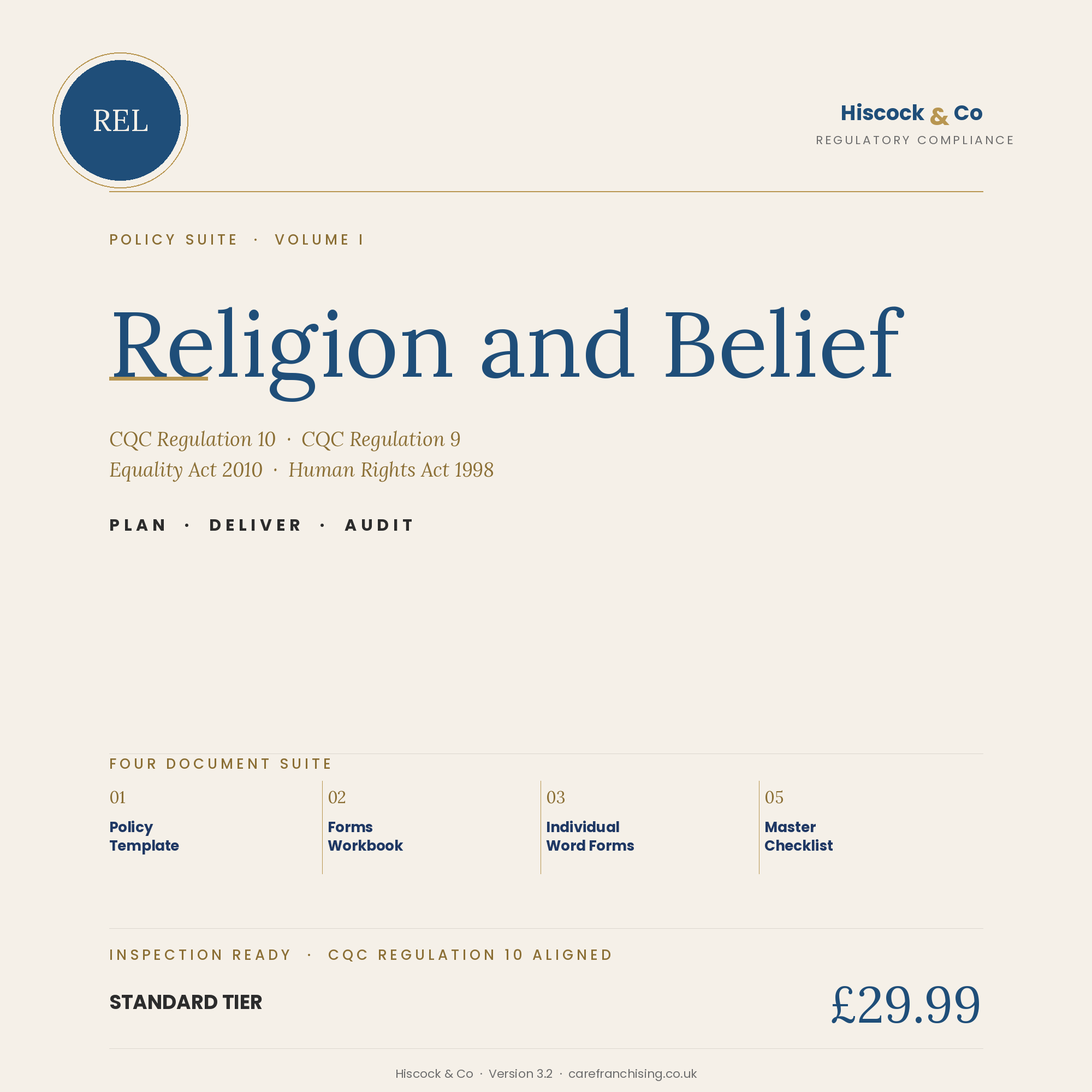 REL Policy Suite Cover