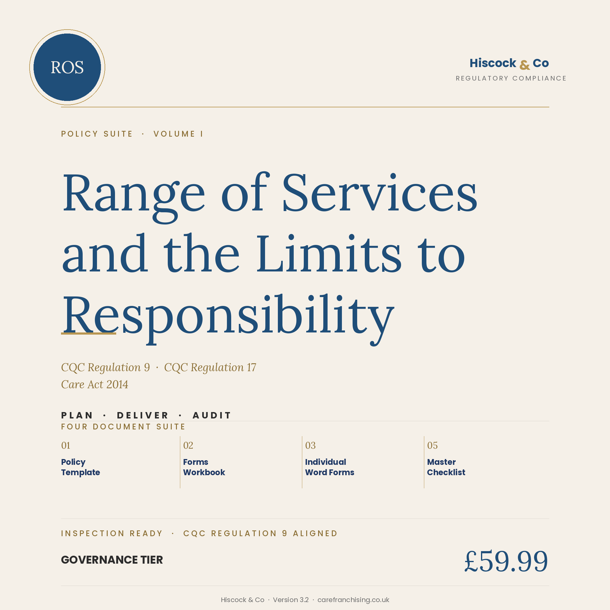 ROS Policy Suite Cover